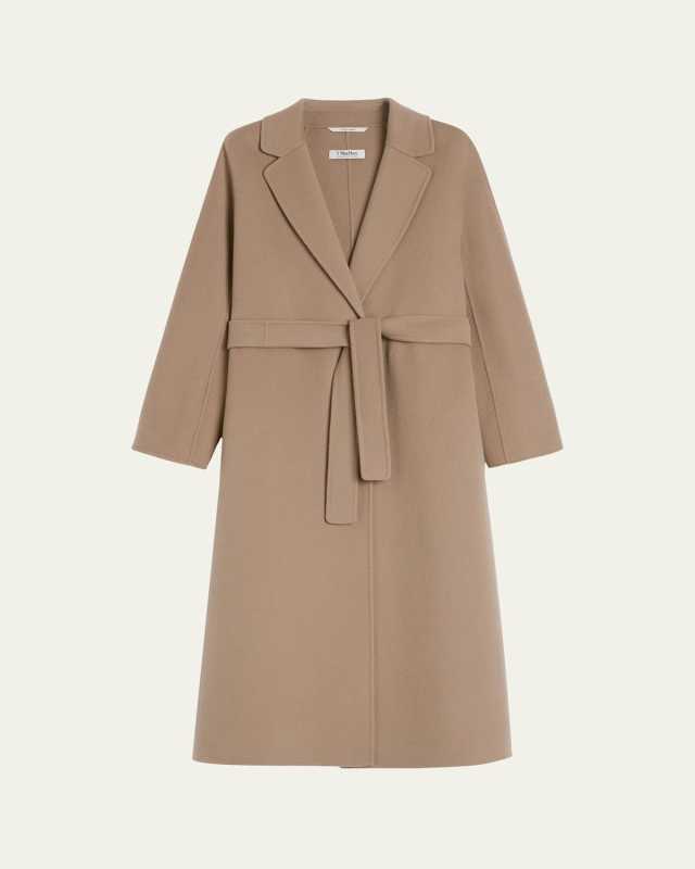 Esturia Wool Belted Wrap Coat